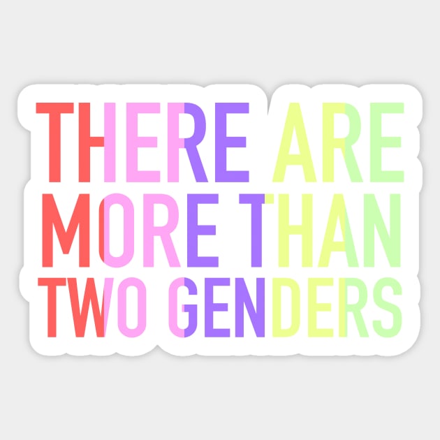 there are more than two genders Sticker by sigma-d